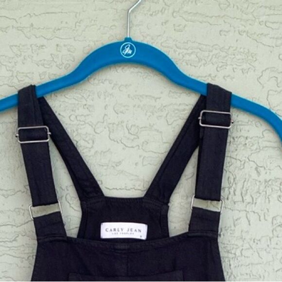 Carly Jean Los Angeles Black Overall Dress Sz S - Picture 7 of 8